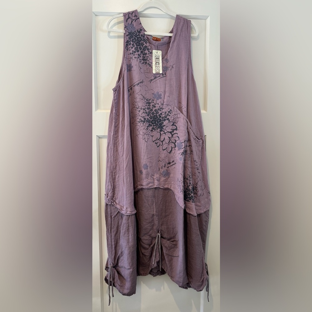 Blue Fish Cloudworks Dress in Sea Fog - NWT!